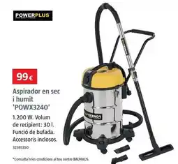 Bauhaus Power plus - aspirador en seco y húmedo 'powx3240' oferta