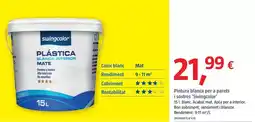 Bauhaus Swingcolor - pintura blanca para paredes y techos oferta