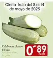 Supermercados Bip Bip Calabacin blanco oferta