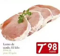 Supermercados Bip Bip Lomo de cerdo oferta