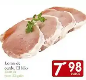Supermercados Bip Bip Lomo de cerdo oferta