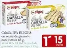 Supermercados Bip Bip Ifa eliges - caballa en aceite de girasol o con tomate oferta