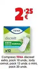 TOP Cash & Carry Tena - compresas discreet extra oferta