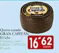 Supermercados Bip Bip Gran capitán - queso curado oferta