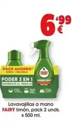TOP Cash & Carry Fairy - lavavajillas a mano limon oferta