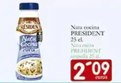 Supermercados Bip Bip Président - nata cocina oferta