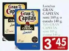 Supermercados Bip Bip Gran capitán - lonchas semi o curado oferta