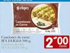 Supermercados Bip Bip Ifa eliges - canelones de carne oferta