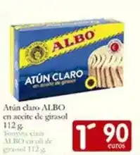 Supermercados Bip Bip Albo - atún claro en aceite de girasol oferta