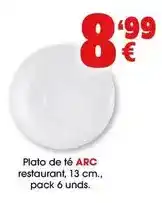 TOP Cash & Carry Arc - plato de té restaurant oferta