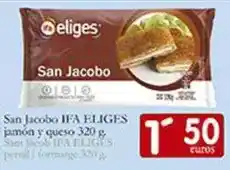 Supermercados Bip Bip Ifa eliges - san jacobo jamon y queso oferta