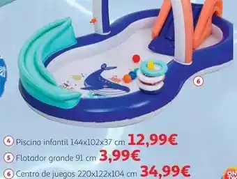 Alcampo Piscina infantil 144x102x37 cm oferta