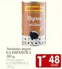 Supermercados Bip Bip La española - aceitunas negras oferta