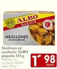 Supermercados Bip Bip Albo - mejillones en escabeche pequecho oferta