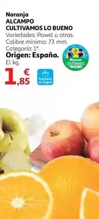 Alcampo Alcampo - naranja alcampo cultivamos oferta