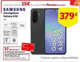 Alcampo Alcampo - samsung galaxy a36 oferta