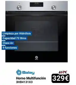 Centro Hogar Sanchez Balay - horno multifunción 3hb4131x3 oferta