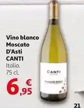 Alcampo Blanco - vino moscato d'asti oferta