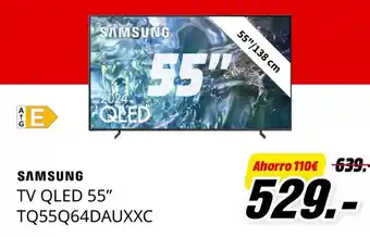 MediaMarkt Samsung - tv qled 55 tq55q64dauxxc oferta