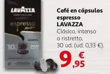 Alcampo Lavazza - café en cápsulas espresso oferta