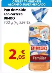 Alcampo Alcampo - pan de molde con corteza oferta
