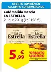 Alcampo La estrella - cafe molido mezcla oferta