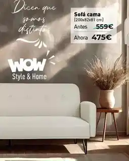Mubak Wow - sofa cama oferta