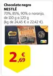 Alcampo Nestlé - chocolate negro oferta