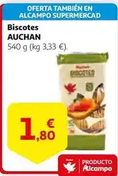 Alcampo Auchan - biscotes oferta