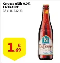 Alcampo La trappe - cerveza nills 0.0% oferta