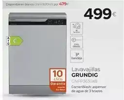 Tien 21 Grundig - lavavajillas oferta