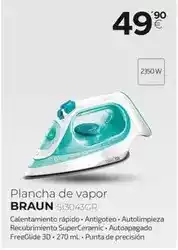 Tien 21 Braun - plancha de vapor oferta