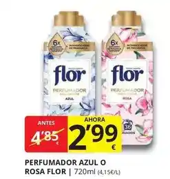 Supermercados MAS Flor - perfumador azul o rosa oferta