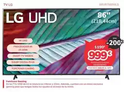 Mi electro Lg - tv 86ur78006lb oferta