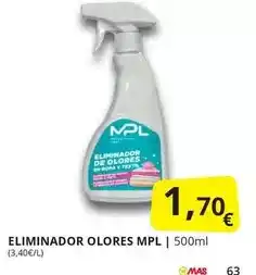 Supermercados MAS Mpl - eliminador olores oferta