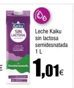 Cash FROIZ Leche Kaiku sin lactosa semidesnatada oferta