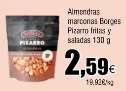 Cash FROIZ Almendras marconas Borges Pizarro fritas y saladas oferta
