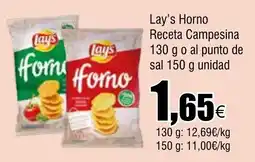 Cash FROIZ LAY'S Horno Receta Campesina 130 g o al punto de sal oferta