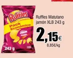 Cash FROIZ RUFFLES Matutano jamón XLB oferta