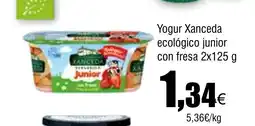Cash FROIZ Yogur Xanceda ecológico junior con fresa oferta