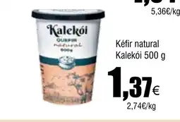 Cash FROIZ KALEKOI Kéfir natural oferta