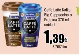 Cash FROIZ CAFFE LATTE Kaiku Big Cappuccino o Proteína oferta