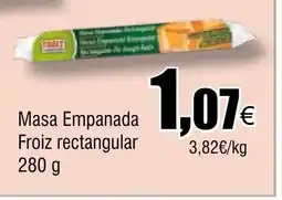 Cash FROIZ Masa Empanada Froiz rectangular oferta