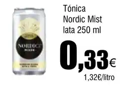 Cash FROIZ Tónica Nordic Mist lata oferta