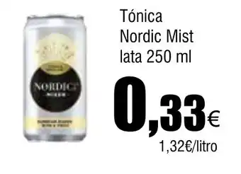 Cash FROIZ Tónica Nordic Mist lata oferta