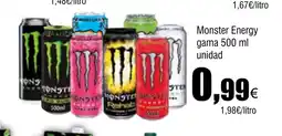 Cash FROIZ MONSTER Energy gama oferta