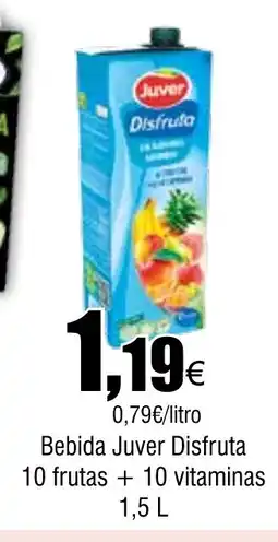 Cash FROIZ DISFRUTA Bebida Juver oferta