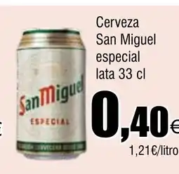 Cash FROIZ SAN MIGUEL Cerveza especial lata oferta