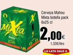 Cash FROIZ Cerveza Mahou Mixta botella pack oferta