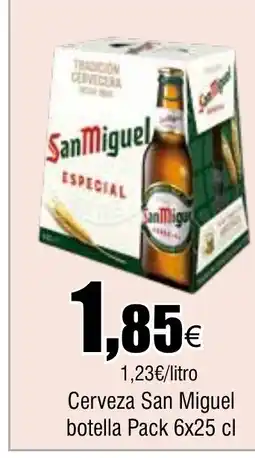 Cash FROIZ Cerveza San Miguel botella oferta